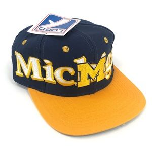 Vintage Um Michigan Wolverines Snapback 